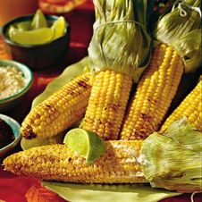 Grilled Corn with Spiced Honey Butter